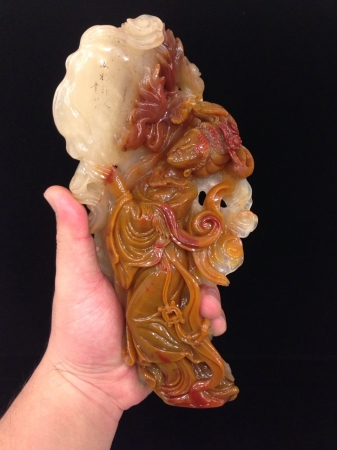 壽山杜陵石雕件